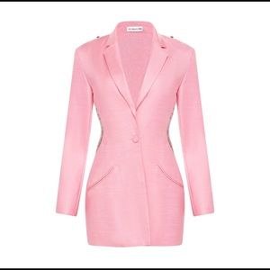 Pink Diamond Backless Blazer From YgCollection